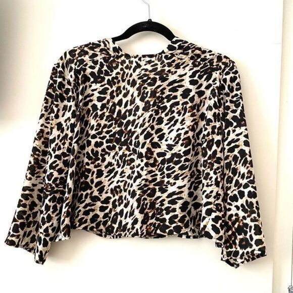 SHOW ME YOUR MUMU‎ Animal Print Boxy Top - Picture 4 of 6